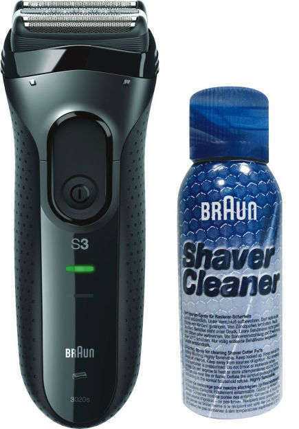 Braun Rasierer 3020 Series 3 + Reinigungsspray