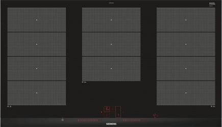 Siemens Kochfeld EX975LXC1E Edelstahl-Schwarz