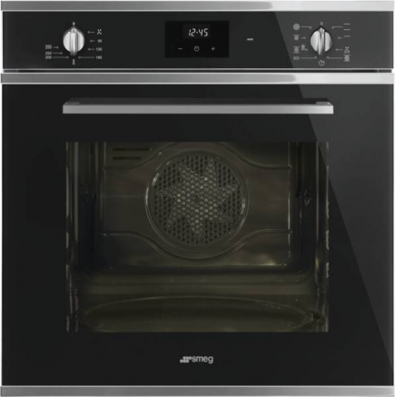 Smeg Elektro Einbaubackofen SF6400TVN Schwarz Edelstahl