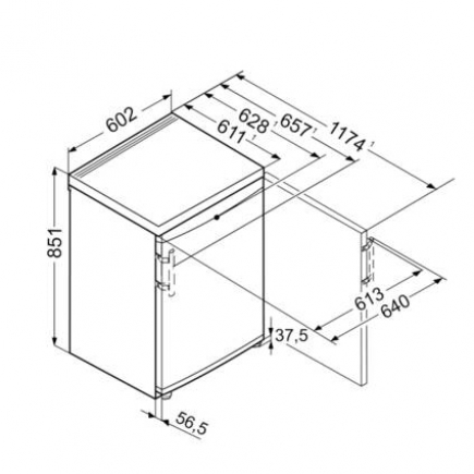 Liebherr Tisch-Gefrierschrank GP 1496 Weiss