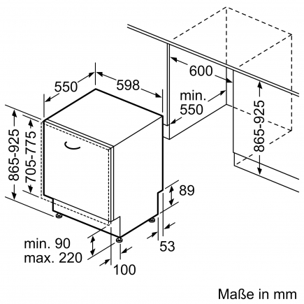 Neff Einbau-Geschirrspler S257YBX00D