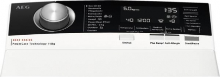 AEG Waschmaschine-Toplader LAVAMAT LTR86EP2ECO Weiss