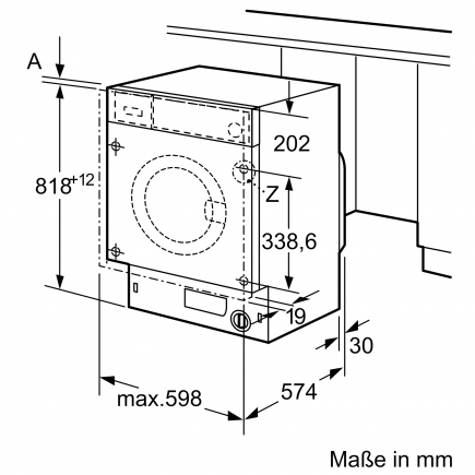 Neff Einbau-Waschmaschine W6441X1 Weiss