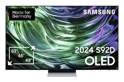 Samsung OLED-Fernseher GQ55S92DAEXZG Graphite Black