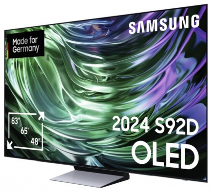 Samsung OLED-Fernseher GQ65S92DATXZG Carbon-Silber