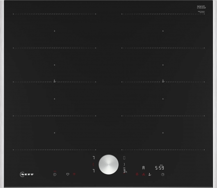 Neff Glaskeramik-Kochfeld autark T66TTX4L0 Schwarz-Edelstahl