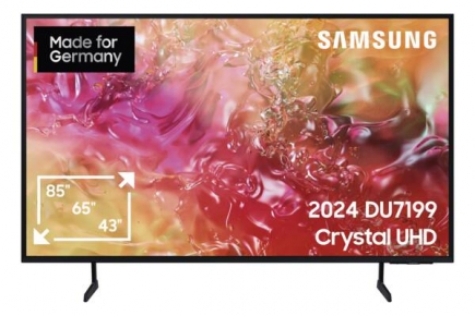 Samsung LED-Fernseher GU43DU7199UXZG Schwarz