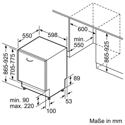 Neff Einbau-Geschirrspler GXLEA20 (S255EBX04D+Z780BI11)